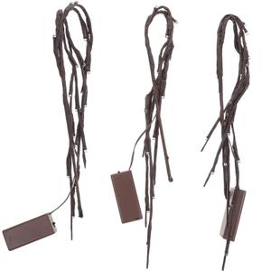 3 Pcs Flexible LED Lighted Branches Battery Power for Indoor Decoration for Home Wedding and Christmas Decor