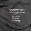 Speedo Mens Uv Swim Shirt Short-Sleeve Loose Fit Easy Tee (Medium) Loose Speedo Black