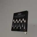 Gold Serving Spoons 8 Pieces, ReaNea Stainless Steel Serving Utensils Set inclunde 4 Serving Spoon 4 Serving Slotted Spoons, Dishwasher Safe