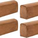 uxcell 4 Pcs Sofa Armrest Covers Stretch Couch Armrest Cover for Chairs Sofas Couch Arm, Scratch-Resistant Sofa Arm Cover, Camel