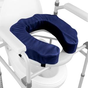 Raised Toilet Seat Cushion High-Density Foam Booster Pad for Elderly, Seniors, Disabled Toilet Riser for Standard & Elongated Toilets Commode Seat Cushion Non-Slip & Easy to Clean (3 inches)