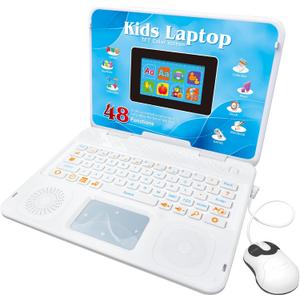 Kids Laptop, Color Screen Educational Laptop with 48 Learning Modes, Laptop for Kids Ages 5+