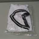 YWIES Plain Basketball Jersey, Blank Team Uniform, Hip Hop Hipster Short Sleeveless Active Shirts (Medium, White-black)