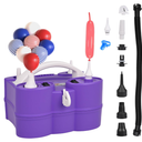 Nulink Electric Balloon Pump, Portable Electric Balloon Blower Machine Balloon Air Pump Dual Nozzle 110V 600W Balloon Inflator for Party Decorations