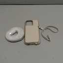 ZVE for iPhone 14 Pro Max Wallet Case Crossbody, Card Holder Phone Purse with Wrist Strap, RFID Blocking Zipper Cover for Women Compatible with iPhone 14 Pro Max, 6.7"- Beige