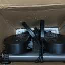 Stepper for Exercise at Home Mini Stair Stepper with Resistance Bands Exercise Equipment for Home Stair Climber Stepper Machine for Home Gym Cardio Equipment for Full Body Workout (Black)