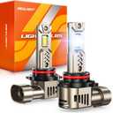 SEALIGHT 9005/HB3 LED Bulbs 2025 1:1 Real Design, 10X Super Bright L2S 9005 Bulbs, 6500K Cool White, 20 Year+ Extended Lifespan, 1:1 Halogen Size Wireless, 3 Min Plug and Play, Pack of 2
