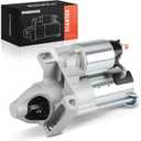 A-Premium Starter Motor Compatible with Chevy Equinox 07-09 3.4L, Malibu 06-07 3.9L 07-10 3.5L & Pontiac G6 06-10, Torrent 07-09 & Saturn Aura 07-08, Vue 08-09, 12V 1.2KW 9 Teeth CW, Replace# 89017755