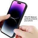 SAKUULO Compatible with iPhone 14 Pro Case, [Screen Protector + Kickstand] Plaid Checkered Aesthetic Cute Design,Tire Texture Anti-Slip Shockproof Ultra Thin Protective Case 6.1inch