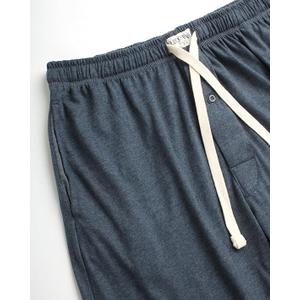 Lucky Brand Mens Pajama Pants Micro Suede Knit Bottom Joggers for Men with Side Pocket - Mens Lounge Pants (Medium, Heather Grey)