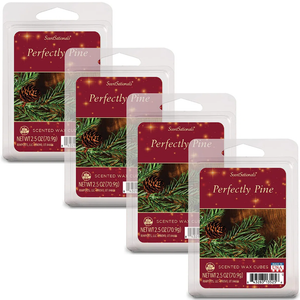 Scentsationals Wax Melts - Perfectly Pine Scented Fragrance - Wax Cubes Pack, Air Freshener - 10oz (24-Cubes)