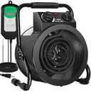 Greenhouse Heater with Thermostat, Large Size, 1500W Electric Heater, Fast Heating, Overheat Protection, Auto Temperature Control with Digital Display, for Winter Plants and Grow Tent