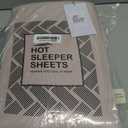 Cooling Sheets Set Queen Size, Viscose Derived from Bamboo for Hot Sleepers | Deep Pocket Up to 16 Inch | Silky Soft & Breathable Bedding - 4PC (Queen, Light Pink)