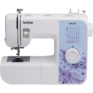 Brother Sewing Machine, XM2701, Lightweight Machine with 27 Stitches, 6 Included Sewing Feet