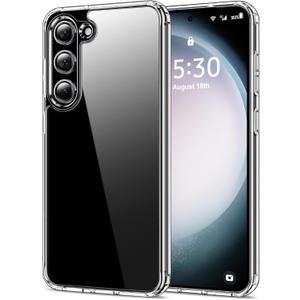 HOOMIL Case for Samsung Galaxy S23 5G 6.1-Inch, Non-Yellowing, Drop Protection, Anti-Scratch Transparent Hard Back Phone Cover - Crystal Clear