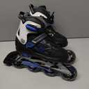 MammyGol Adult Inline Skates for Men Women, Roller Skates with Carbon Steel Bearings, TPR Brake, 3D Mesh, EVA Lining, PVC Upper | Adjustable Size Better Fit for Beginner Skating Enthusiasts, Size: XL
