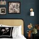 5 x Dimoon 393 x 17.3 Blue Contact Paper Grasscloth Peel and Stick Wallpaper Imitation Linen Texture Golden Removable Thicken Embossed Blue Golden Wallpaper Film Self Adhesive Decorative Shelf Roll