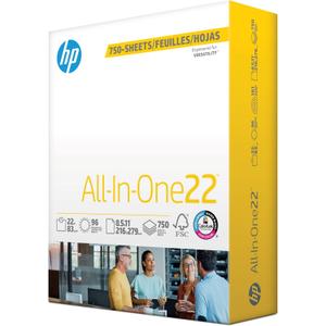 HP Papers | 8.5 x 11 Paper | All In One 22 lb | 1 Mega Ream - 750 Sheets | 96 Bright | Made in USA - FSC Certified | 207750R