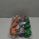 24 Pcs Thanksgiving Glitter Mini Pumpkin Decor Green, Orange, Champagne Small Artificial Foam Pumpkins Fall Tree Hanging Ornament Tiered Tray Decor for Autumn Thanksgiving Party Indoor Home (Elegant Colors)