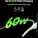 Belkin USB-C to USB-C Fast Charging Cable (1M/3.3ft) for iPhone 16, iPhone 16 Pro, iPhone 16 Pro Max, iPhone 16 Plus, Galaxy S25, S24, Note, Pixel, iPad Pro, Nintendo Switch 2, Carplay & More - White