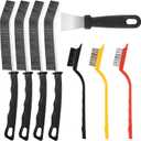 Crevice Cleaning Brush,8 Pcs Cleaning Supplies,Hard Bristle Crevice Cleaning Brush,Crevice Cleaning Brushes for Household Use Bathroom Tiles Kitchen Practical and Durable (Colorful01)
