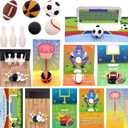 Gocozer 30 Packs Valentine's Day Mini Sports Ball Erasers with Cards  Perfect Classroom Exchange Gifts for Kids, Boys & Girls, Valentine's Day Classroom Prizes