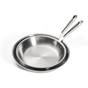 All-Clad D3® Stainless Steel Fry Pan Set, 10&12-inch, Made in the USA