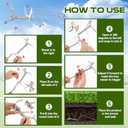 Qualirey Mole Traps Pocket Gopher Traps for Trapping Kill Mole Animal Ground, 9.84 x 2.95 x 2.76 Inches(6 Pcs)