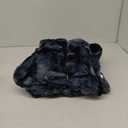 Cozy Bliss Faux Fur Throw Blanket for Couch, Fuzzy Soft Plush Thick Bubble Blanket for Sofa Bedroom Living Room, 50 * 60 Inches Tie-dye Blue