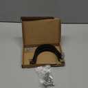 304 Stainless & Rubber Cushioned Heavy Duty Conduit clips,Pipe Clamps (4 Pack - 3.5 in (100 MM))