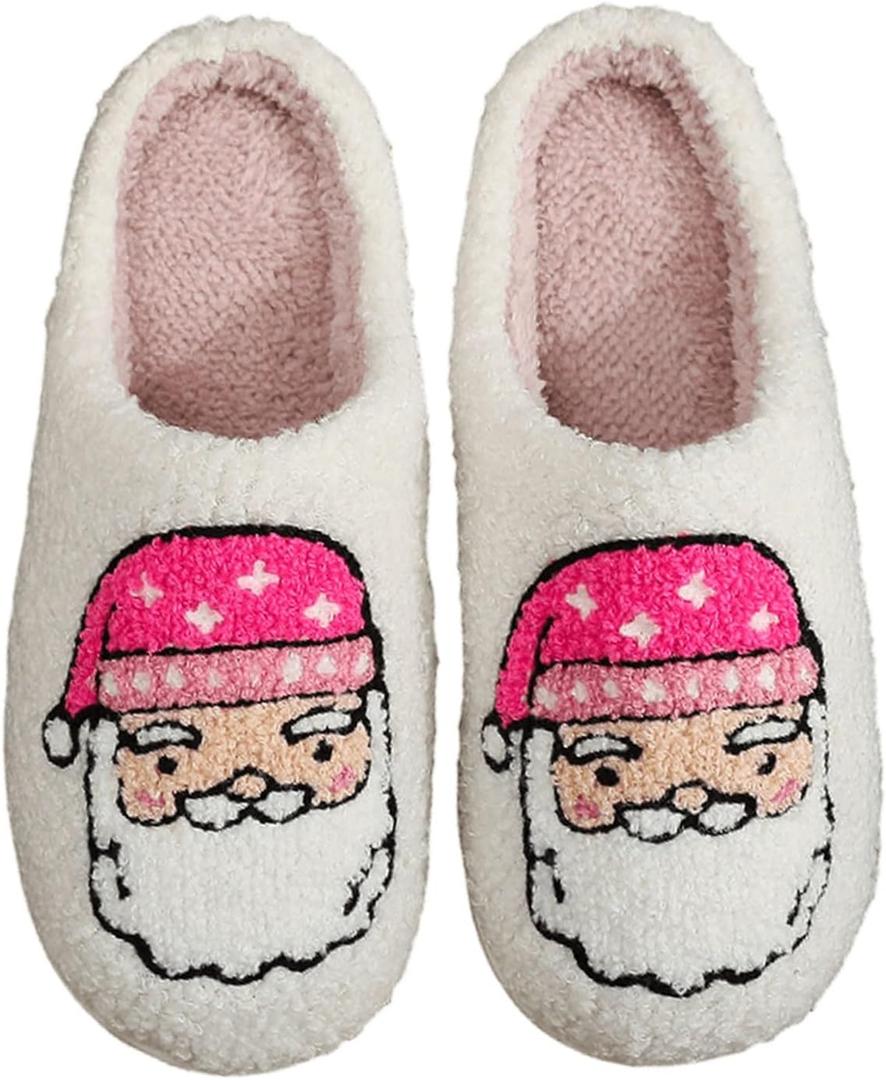 Slippers for Women Men Fuzzy Memory Foam Slipper Fluffy Winter Soft Warm Slip On House Shoes