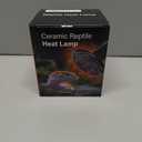 Simple Deluxe 150W Ceramic Reptile Heat Lamp Bulb & 150W Clamp Light with 8.5" Aluminum Reflector Combo for Amphibian Pets, Silver 2024 Version