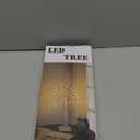 144 LED Artificial Tree Lamp with Timer, DIY Birch Tree with LED Lights, Lighted up Tree Lamp USB/Battery Powered, Fairy Light Spirit Tree for Table Home Wedding Bedroom Christmas (Black) (2ft)