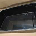IRIS USA Cat Litter Box XX-Large Open Top with High Sided Walls Tall Scatter Shield Scoop Included Easy Clean Plastic Pan for Big Cats Kittens Multi-Cat Households 30"L x 20"W x 14"H Black