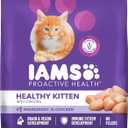 IAMS Proactive Health Kitten Dry Cat Food, Healthy Kitten Food Dry Recipe with Real Chicken in Every Bite, 16 Lb. Bag (EXP 11/01/26)