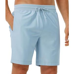 M MAELREG Mens Athletic Shorts with Zipper Pockets 7" Lightweight Quick Dry Sports Gym Workout Running Shorts, XXL