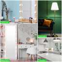 BUBO Vanity Light Bulbs 60 Watt Equivalent, 7W LED Bathroom Light Bulbs Over Mirror, Daylight White 5000K, G25 Globe Round Bulbs for Makeup, E26 Standard Base, 800LM, Non-Dimmable, 12 Pack