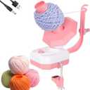 Yarn Winder, Electric Yarn Ball Winder for Crocheting 10oz Large Capacity, Easy to Use, Automatic and Stepless Speed Yarn Spinner for Knitters and Crochet Lovers