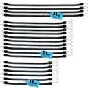 XSTRAP STANDARD 20 Pack Multiple Size Natural Rubber Tarp Bungee Straps 100% EPDM Tie Down Cords with S Hooks Heavy Duty Ideal for Securing Tarps