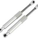 8 Inch 250N / 55Lbs Universal Lift Supports Struts Shocks Gas Spring Silver - Compatible for RV Car Boat Bus - Set of 2