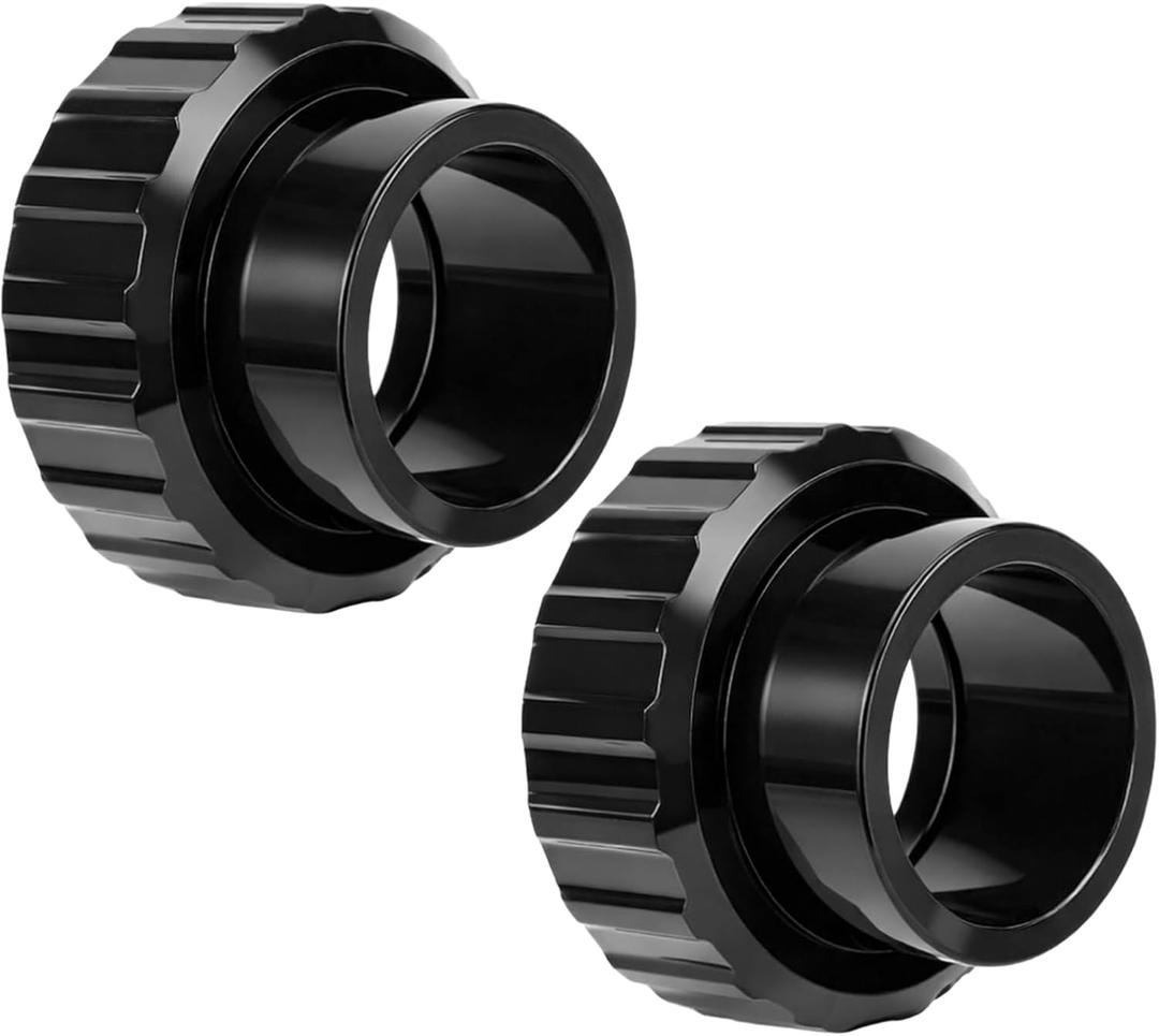 2 Pack Sp1500unpak2c 1-1/2-inch Socket by 2-inch Slip Flush Union Connector Replacement Kit for Select Compatible with Hayward Pumps, Filters and Chlorine Feeders