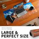 Extra Large Gaming Mouse Pad, Cute Computer Desk Mat, 35.5x15.7 Inches, 4mm Thick Non-Slip Rubber Base, Water Resistant for Home/OfficeAnimal