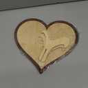 2 Year Anniversary Wooden Gifts For Him Her - Cotton 2nd Anniversary Wedding Gift For Husband Wife, Happy Two Year Anniversary Dating Gifts Wood Heart For Boyfriend Girlfriend