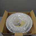 Mueller European-Made 5/1 Plant Pots 6/7.5/9.2" - Flower Pots Set with Inner Drainage for Indoor and Outdoor Use, Modern Decorative Planters for Plants, Flowers, and Herbs - White