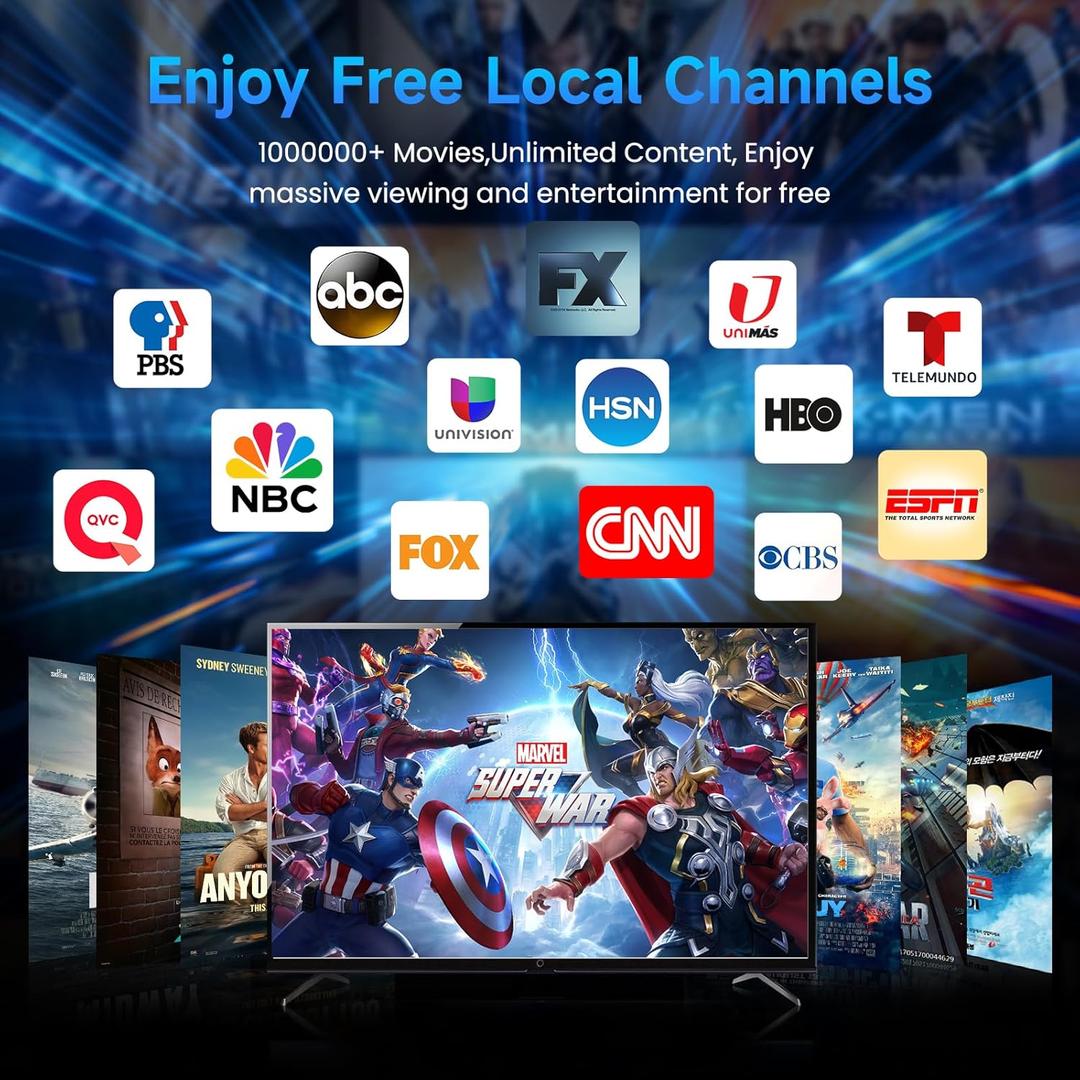 Strongest TV Antenna Digital Antenna for Local Channels with Amplifier -38FT Coax Cable