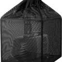 Pump Barrier Bag, Pond Filter Bag, Anti-Clogging Cube Filter Box, Black Media Bag Pump Mesh Bag for Outdoor Water Fish Ponds(5 inch)