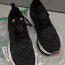 Women's Walking Comfortable Slip-On Shoes Running Tennis Athletic Gym Workout Cross Training Sneakers (8.5, Black)