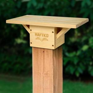 Little Library Mount, Outdoor Library Book Box Bracket Holder, Suitable for 4x4 Post, Stable & Quick - Install, for Neighborhood Community and School