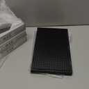 Pokiiulk Display Cases for Minifigures, 4 Mini-Figure Display Boxes Fits for Block Figures, Minifigures Cases with 3 Removable Stands Fits for Lego 95% Minifigs, Characters and People, L, Black