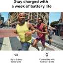 Fitbit Charge 6 Fitness Tracker with Google apps, Heart Rate on Exercise Equipment, 6-Months Premium Membership Included, GPS, Health Tools and More, Porcelain/Silver, One Size (S & L Bands Included)
